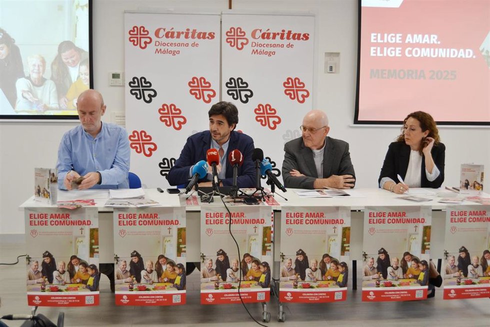 Presentación de la Memoria 2025 de Cáritas en Málaga