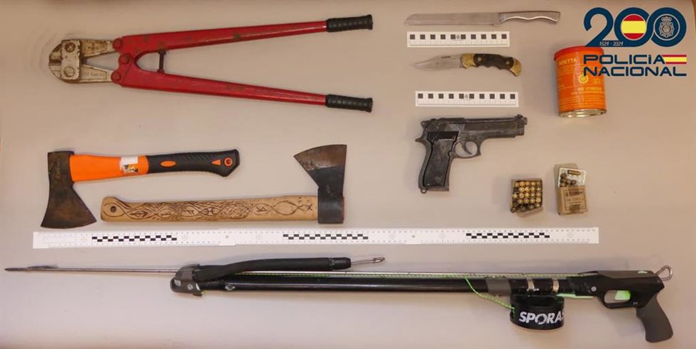 Armas incautadas