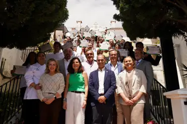 Entrega de los diplomas a los 44 alumnos que han terminado su formación en la 'Fonda'