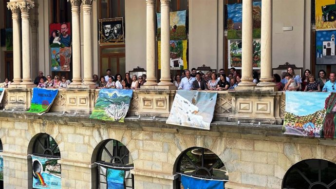 Inauguracón de la muestra.