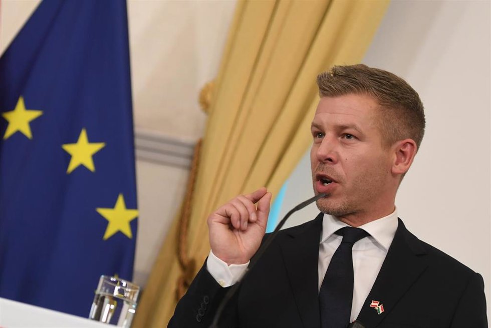 Péter Magyar, primer ministro de Hungría.