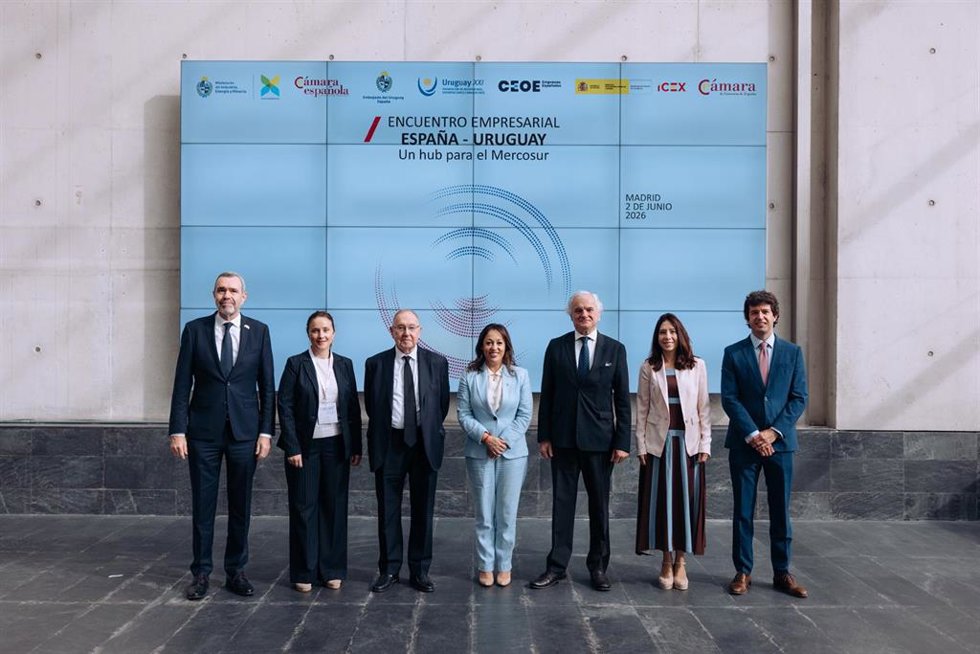 Encuentro Empresarial España-Uruguay organizado por la Cámara de Comercio de España, CEOE e ICEX España Exportación e Inversiones al que ha asistido la ministra de Industria, Energía y Minería de Uruguay, Fernanda Cardona.