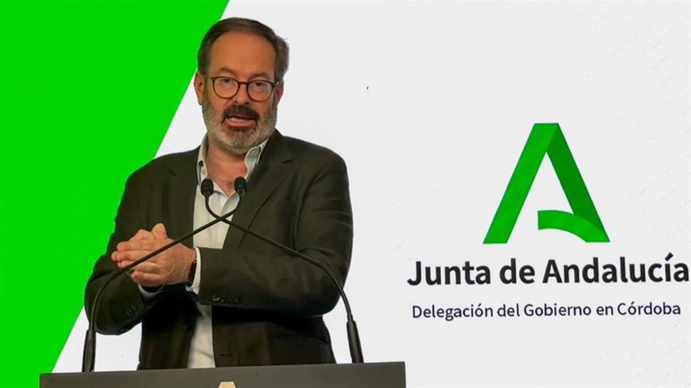 El delegado del Gobierno de la Junta de Andalucía en Córdoba, Adolfo Molina.