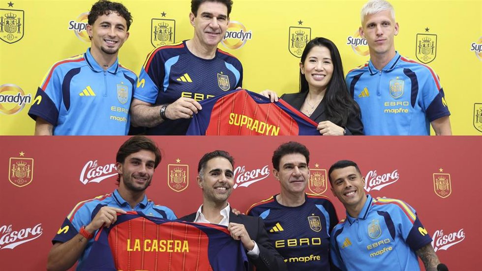 La RFEF presenta los patrocinios de Supradyn y de Tinto de Verano La Casera.