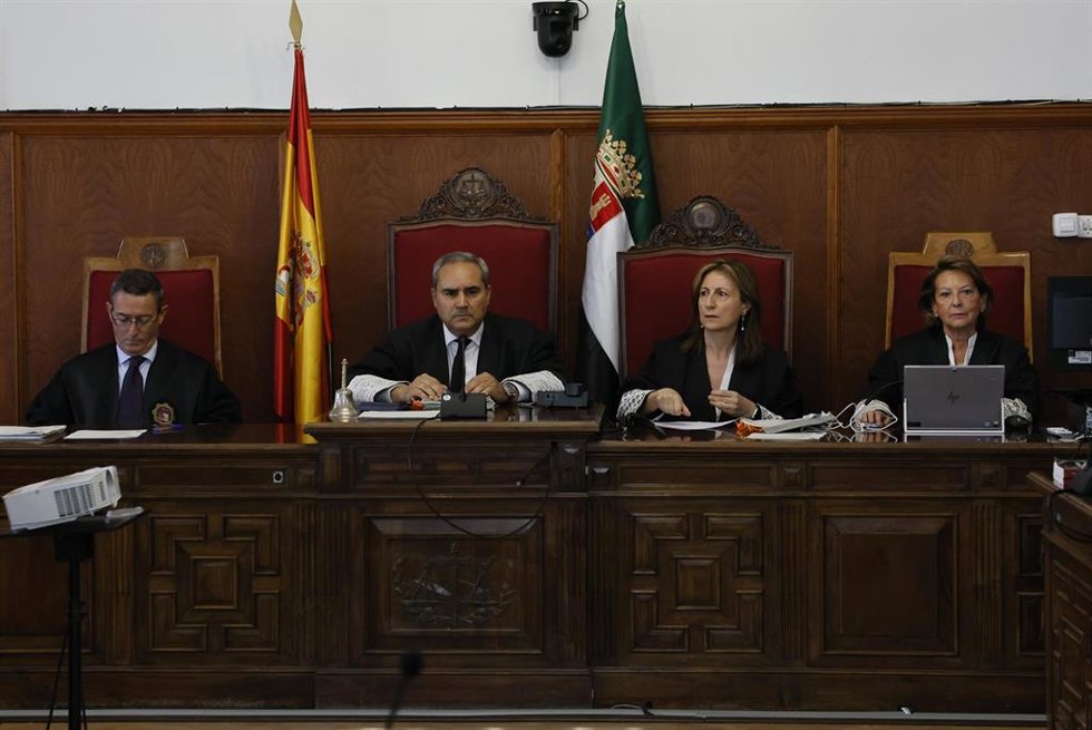 El presidente de la Sala, José Antonio Patrocinio, durante el juicio por la contratación del hermano de Pedro Sánchez 
