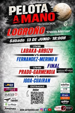 Logroño acoge la gran final de la VII edición del Campeonato Parejas LENC Profesional 2026