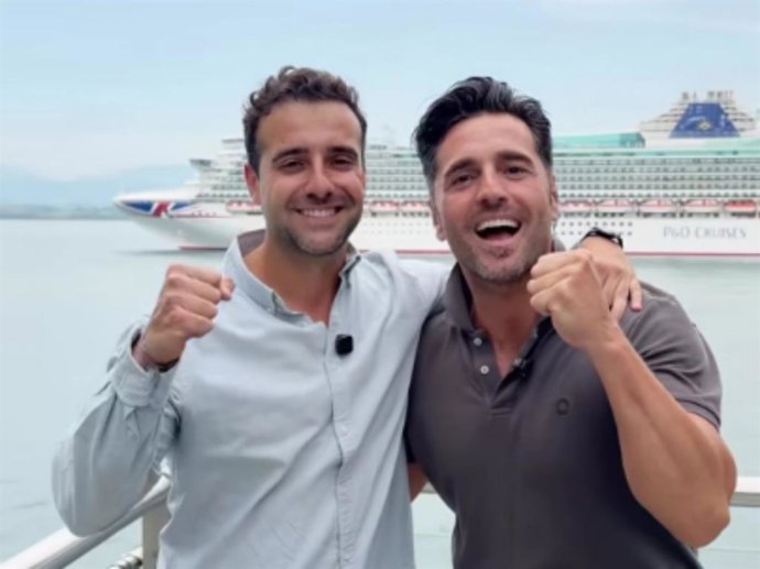 Fran Arias y David Bustamante, en el video de presentación