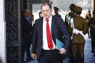 Santiago 11 de mayo 2026.  Ivan Poduje, se dirige al tercer Consejo de Gabinete en el palacio de Gobierno  Dragomir Yankovic/Aton Chile