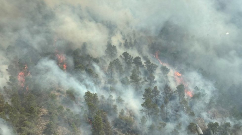 Incendio en Los Garres (Murcia)