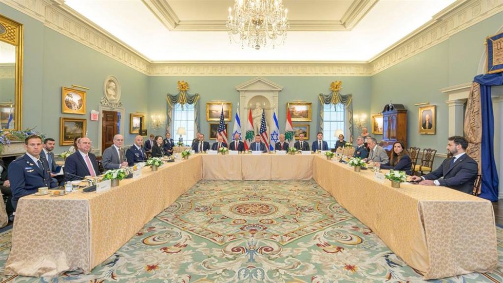 Reunión de las legaciones de Israel y Líbano en Washington