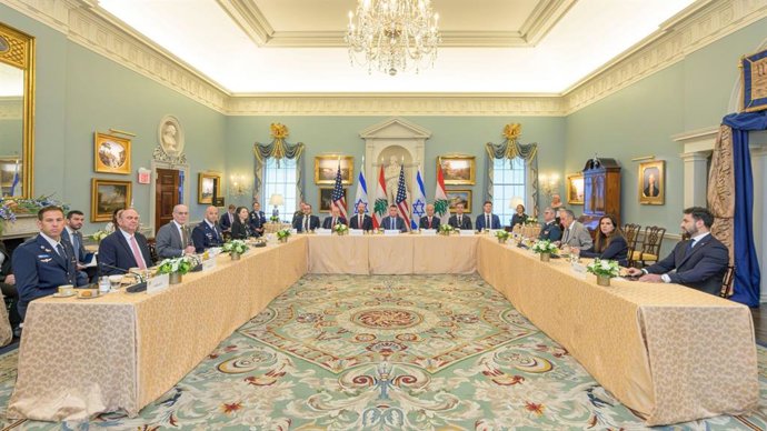 Reunião das representações diplomáticas de Israel e do Líbano em Washington