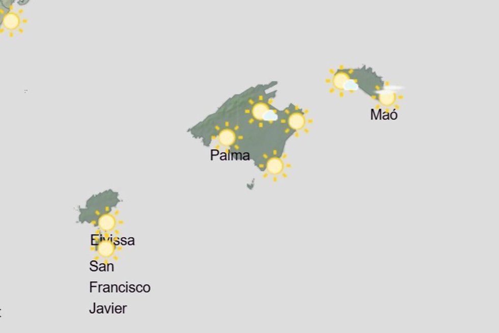 El tiempo hoy, miércoles 3 de junio, en Baleares.