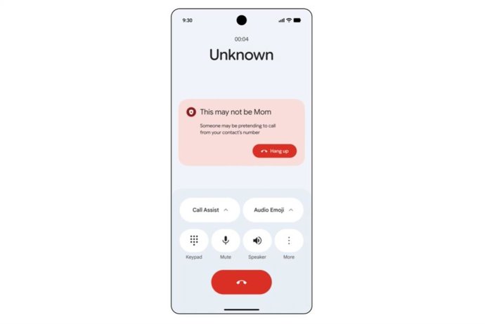 Detector de llamadas falsas que suplantan la identidad de un contacto