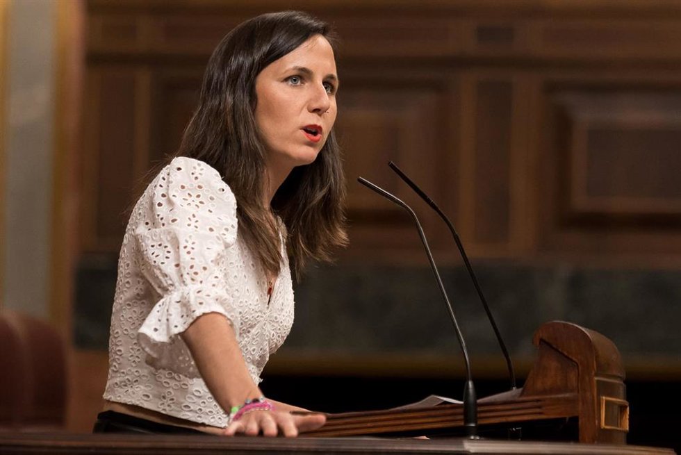 La secretaria general de Podemos, Ione Belarra.