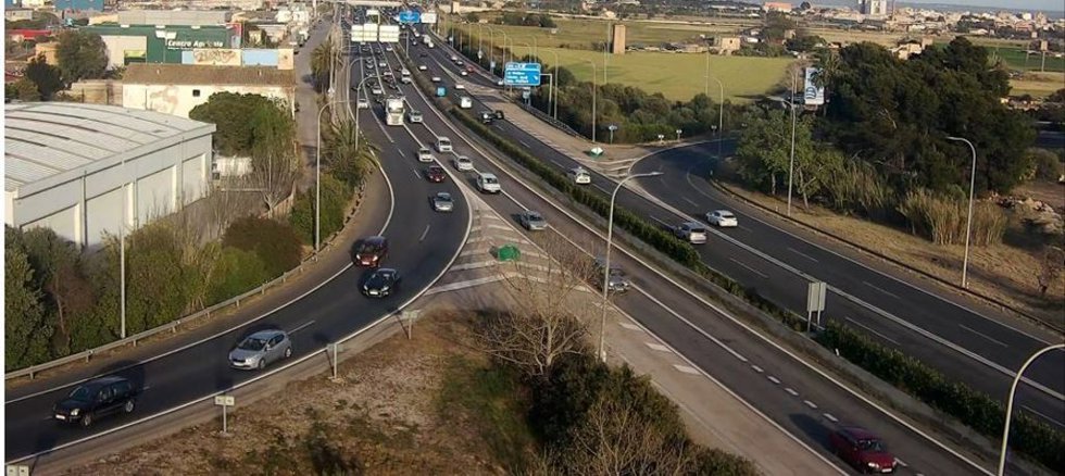 Archivo - Autopista del aeropuerto (Palma).