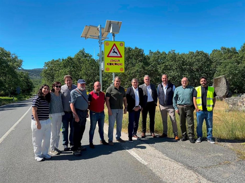 La Junta invierte 90.000 euros en un sistema experimental en Salamanca para prevenir accidentes ocasionados por la fauna.