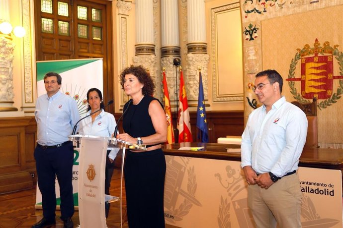 Mayte Martínez, en un momento de la presentación.