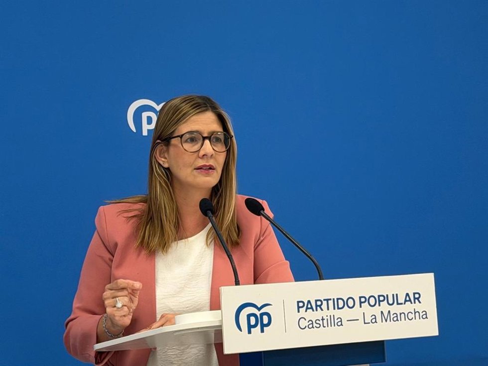 La secretaria general y portavoz parlamentaria del Partido Popular de Castilla-La Mancha, Carolina Agudo