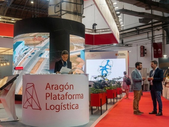 La comunidad autónoma aragonesa está representada en el SIL 2026 a través del stand de Aragón Plataforma Logística.