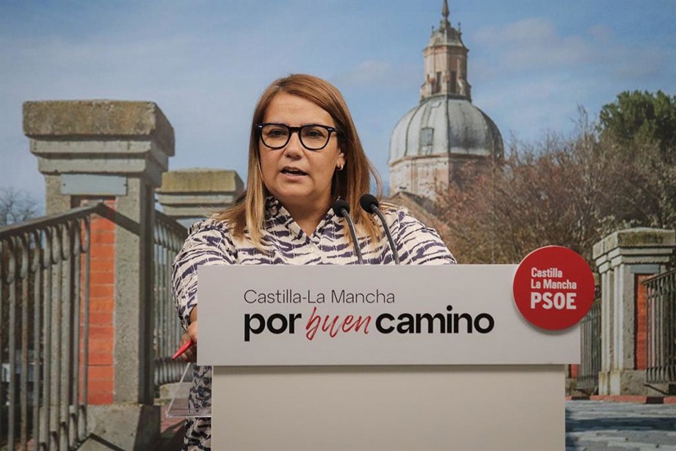 La presidenta de la Ejecutiva provincial del PSOE de Toledo, Tita García Élez