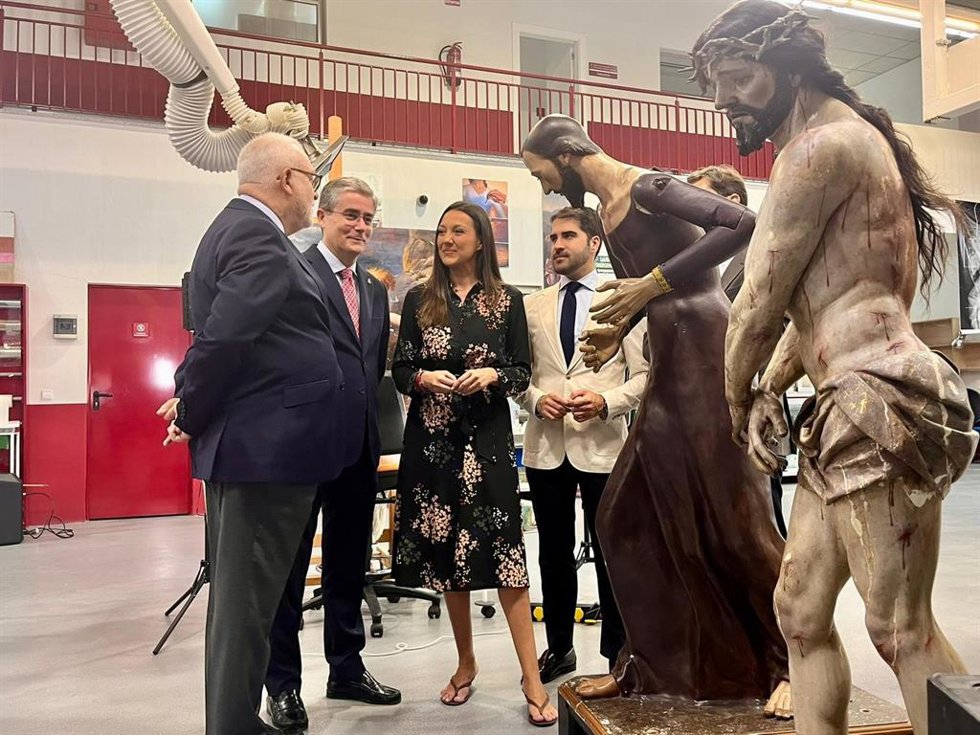 Imágenes procesionales del Nazareno de la Penitencia y el Ecce-Homo