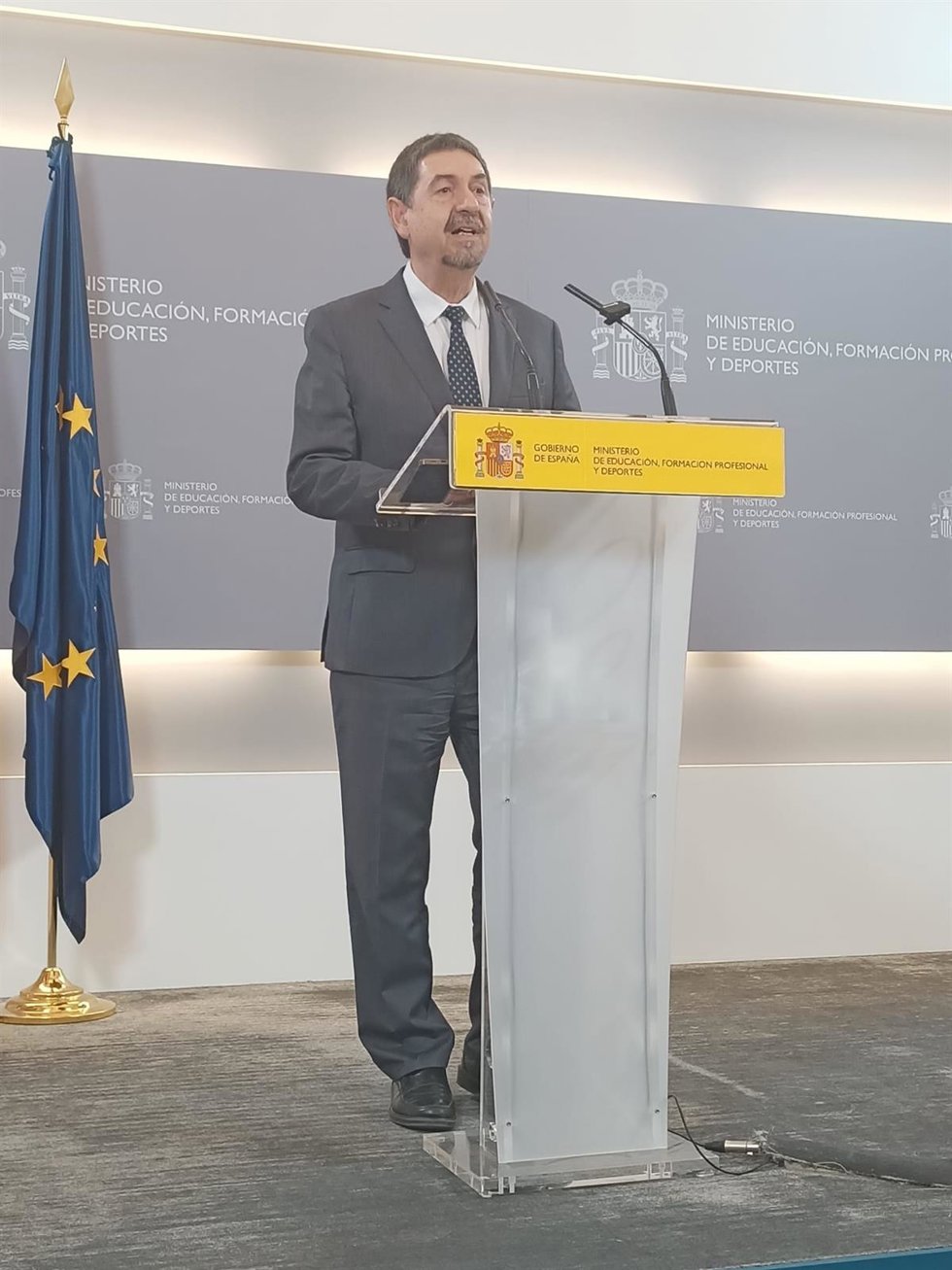 El secretario de Estado de Educación, Abelardo de la Rosa.