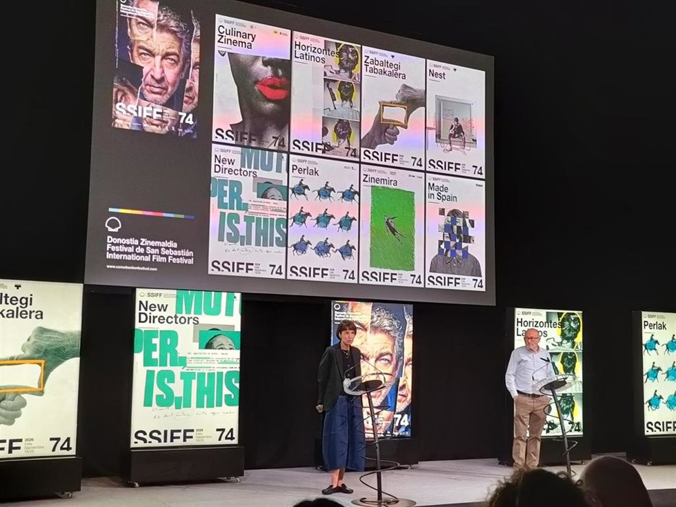 Presentación de los carteles de la 74 edición del Festival de San Sebastián