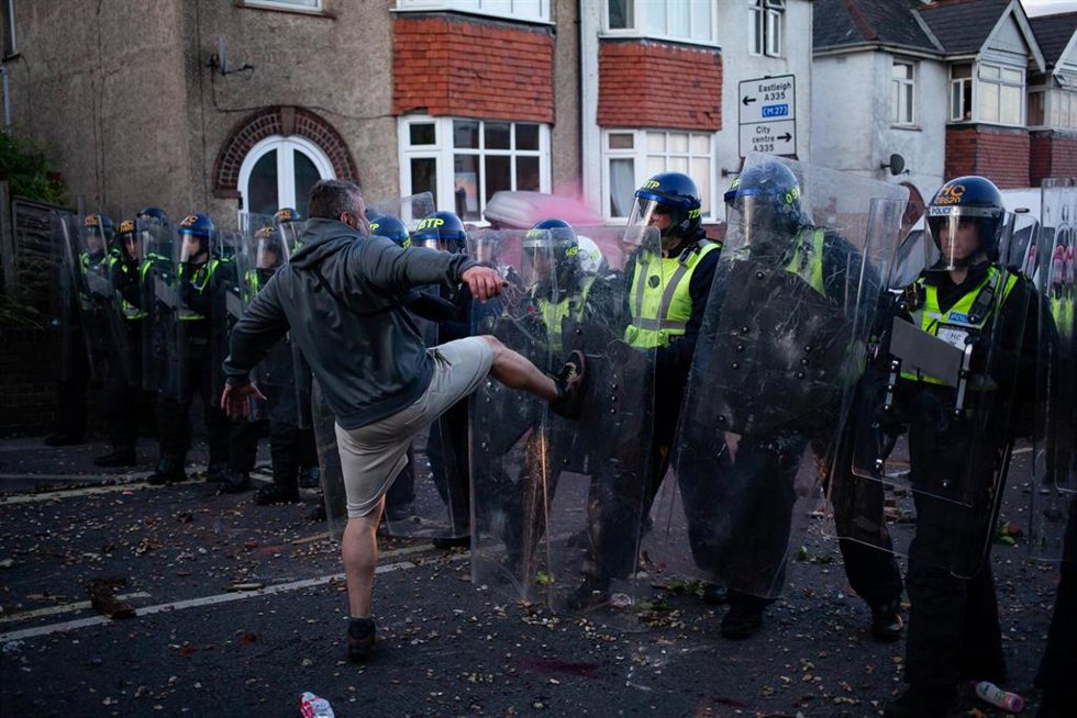 Una protesta cerca del domicilio de un hombre sij condenado por apuñalar mortalmente a un joven británico-polaco en Southampton