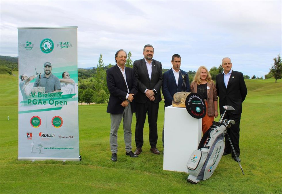 Presentación del V Bizkaia PGAe Open de golf