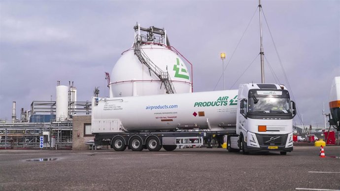 Camión cisterna Air Products