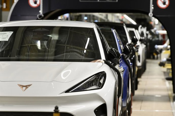 Vehicles a la cadena de muntatge de SEAT