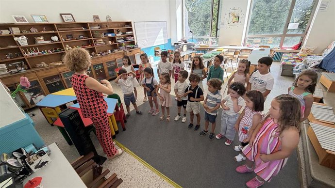 Una de las clases de la Escuela de Música, Danza y Artes Escénicas de León.