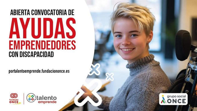 Fundación ONCE lanza una nueva convocatoria de apoyo a emprendedores con discapacidad