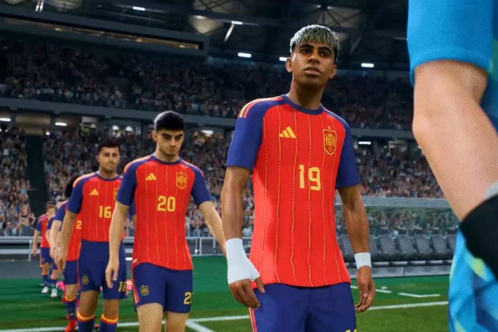 Lamine Yamal, en una imagen recreada del EA FC 26.