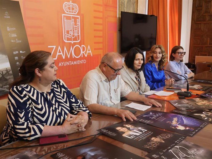 Un momento de la presentación del evento en el Ayuntamiento de Zamora.