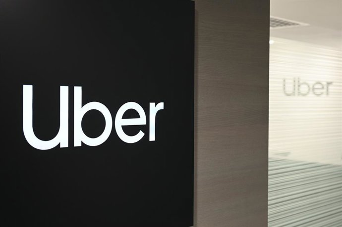 21 de maio de 2026, Hong Kong, China: Imagem geral mostrando o logotipo da Uber em Hong Kong, em 21 de maio de 2026. NEXPHER/Kobe Li