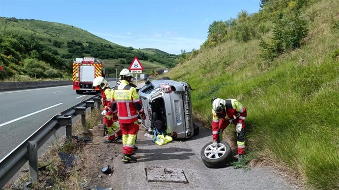 Accidente en la A-67