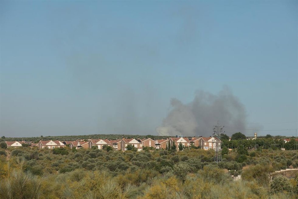 Incendio de la Academia de Infantería cerca de Nambroca.