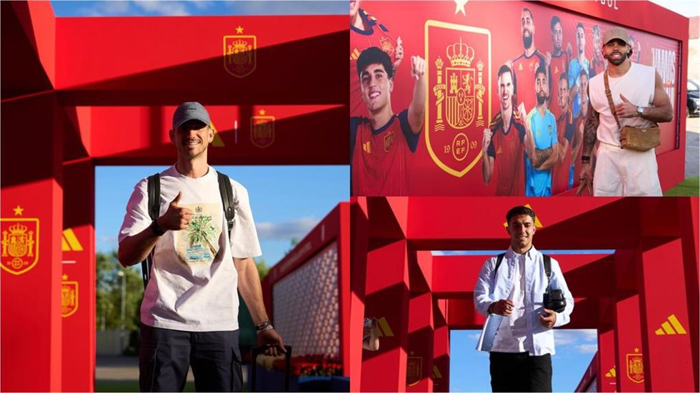 España está ya al completo con Fabián, David Raya y Zubimendi