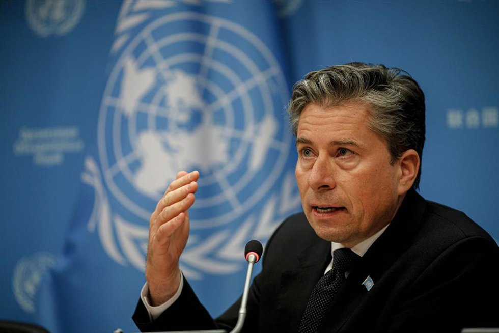 Archivo - El secretario general adjunto de Naciones Unidas para Asuntos Humanitarios, Tom Fletcher