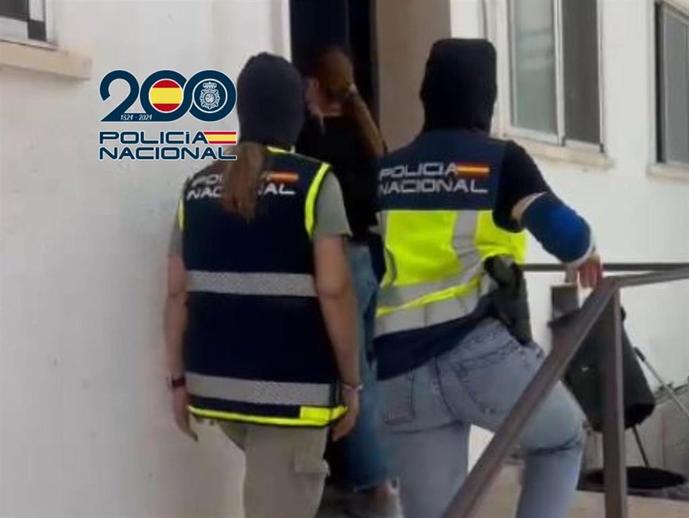 Agentes de la Policía Nacional en una operación policial.