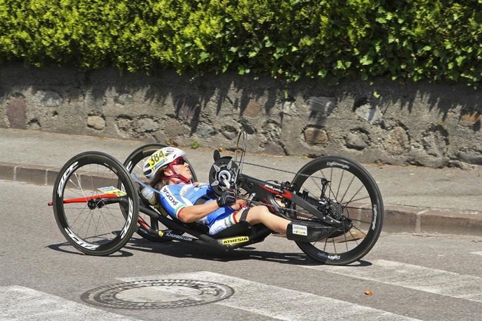 Archivo - Bicicleta adaptada, deporte adaptado