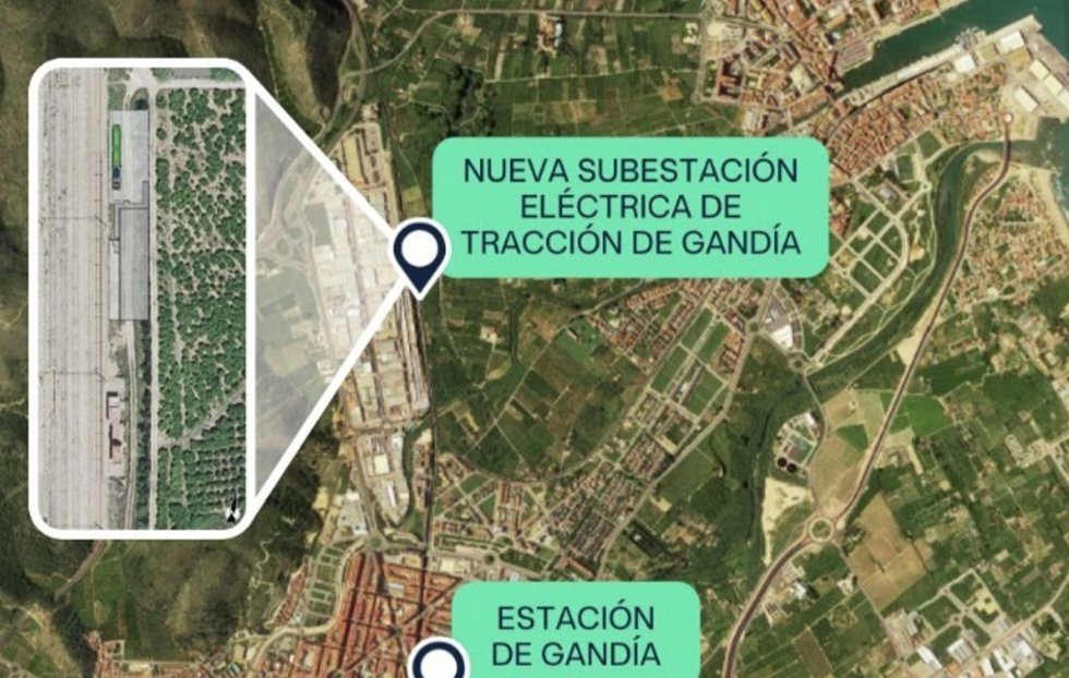Ubicación de la subestación