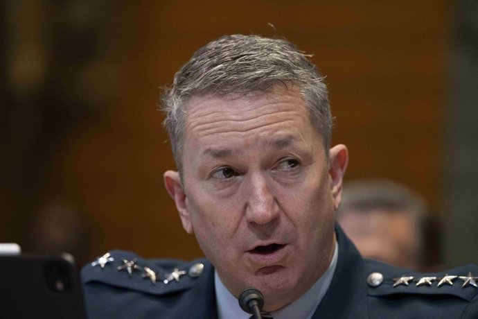 El presidente del Estado Mayor Conjunto de Estados Unidos, Don Caine, el oficial militar de mayor rango de las Fuerzas Armadas del país norteamericano, durante una comparecencia en el Congreso (archivo)