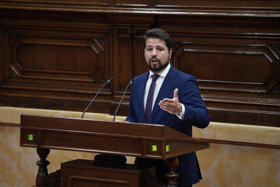 El diputado de Vox en el Parlament Javier Ramírez.