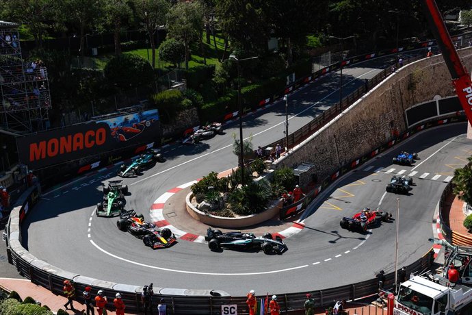 Archivo - 12 KIMI ANTONELLI Andrea (ita), Mercedes AMG F1 Team W16, action during the Formula 1 Tag Heuer Grand Prix de Monaco, 8th round of the 2025 FIA Formula One World Championship from May 23 to 25, 2025 on the Circuit de Monaco, in Monte-Carlo, Mona
