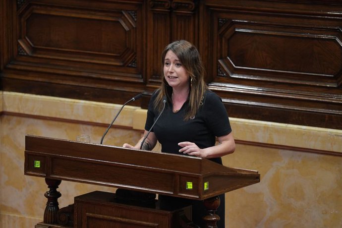 La diputada de la CUP al Parlament Laure Vega