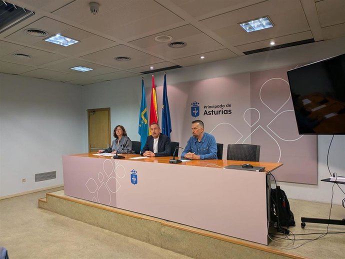 Laura López, Ovidio Zapico y José Manuel Zapico