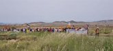 Foto: Sumar, Bildu, PNV y Podemos llevan al Congreso el cierre del polígono militar de Las Bardenas, en Navarra