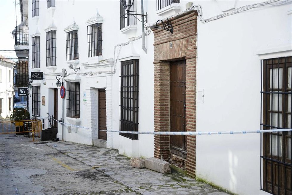 Archivo - Una calle de Grazalema (Cádiz) tras haber sido escenario de graves inundaciones por el pasado temporal. A 20 de febrero de 2026 en Grazalema, Cádiz (Andalucía, España). 